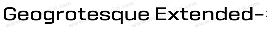 Geogrotesque Extended字体转换